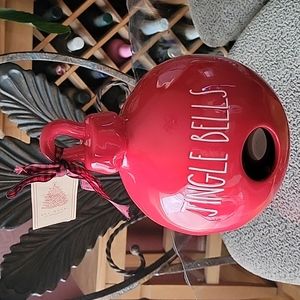Rae Dunn JINGLE BELLS Christmas Ornament Birdhouse
